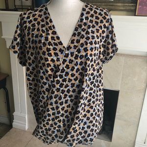 Etro 100%silk printed wrap top